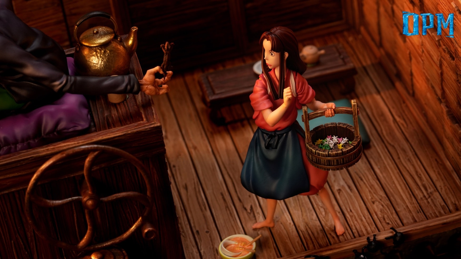 Hayao Miyazaki Desktop Scene Series 012 Kamaji - Spirited Away