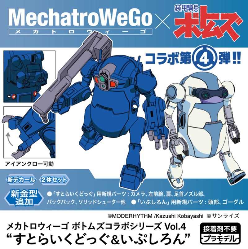MechatroWeGo Votoms Collaboration Series Vol.4 Strike Dog & Hypsilon