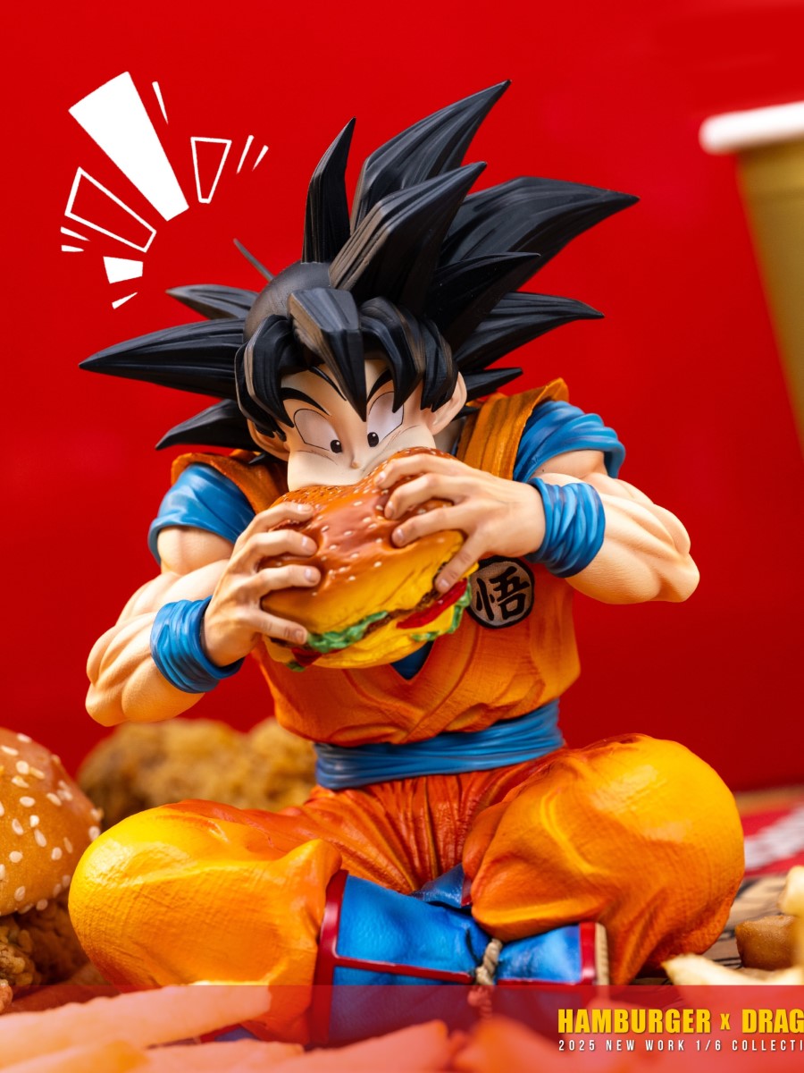 Goku eat Hamburger - Dragon Ball