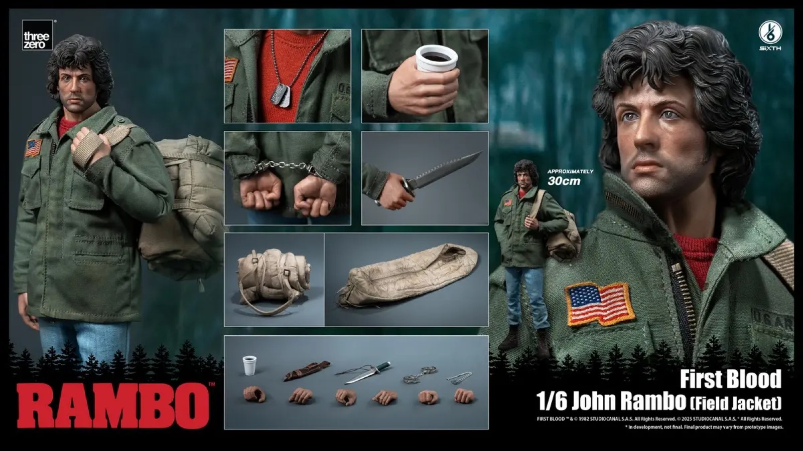 Rambo: First Blood 1/6 John Rambo (Field Jacket)