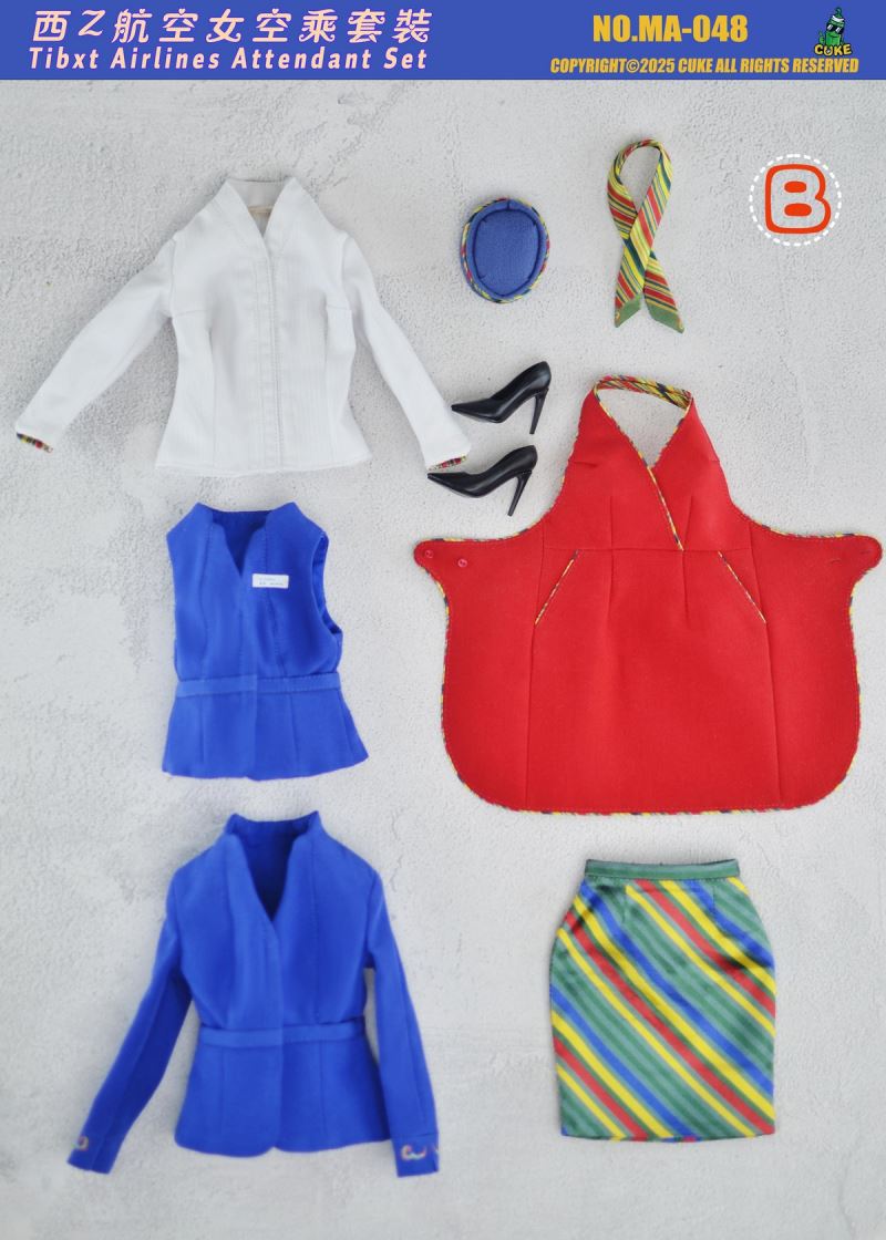 Korxxn Air Lines Attendant Set