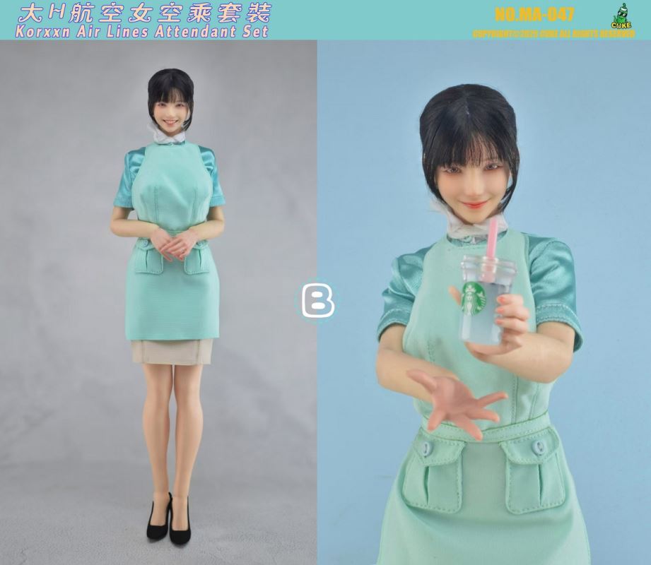 Korxxn Air Lines Attendant Set