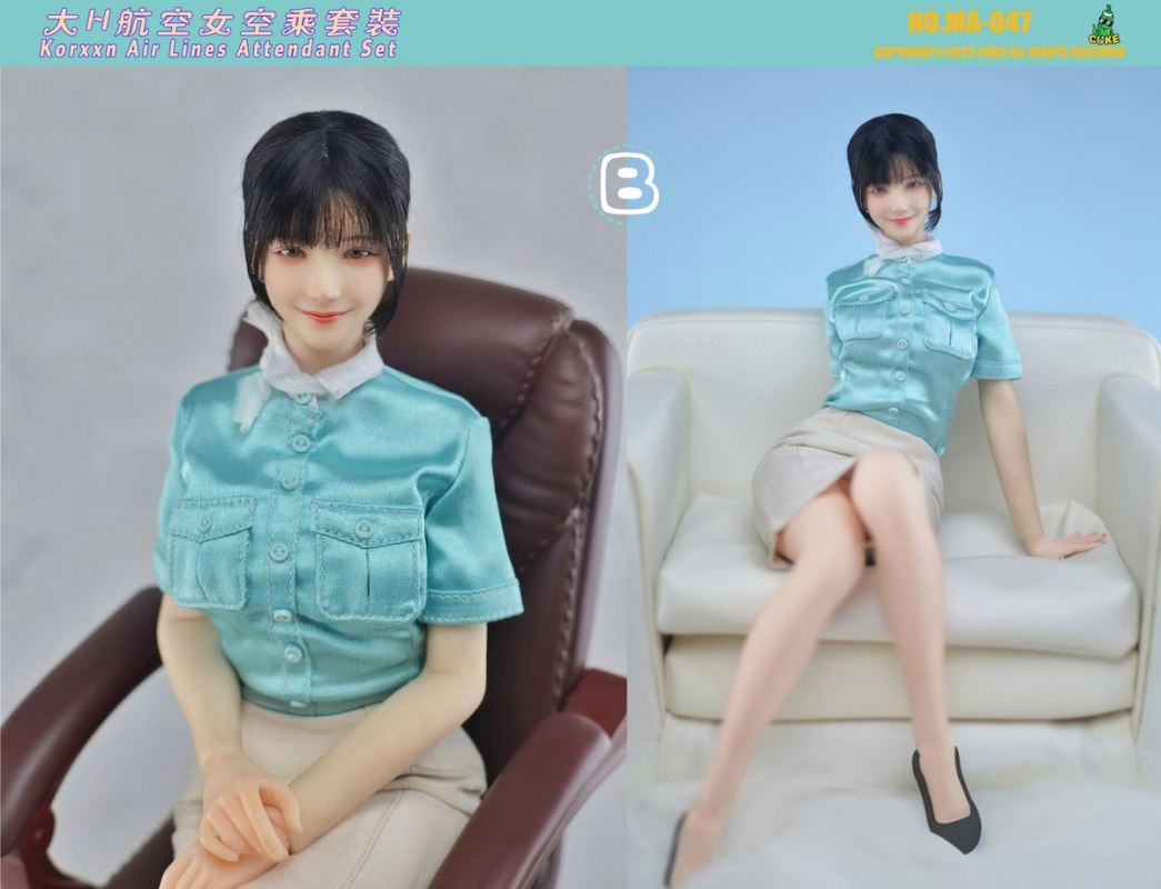 Korxxn Air Lines Attendant Set