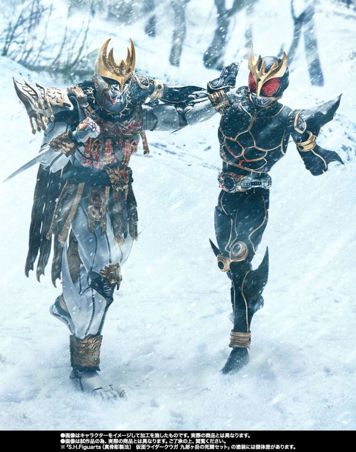 SHFiguarts Kamen Rider Kuuga's Ultimate Form and Unidentified Lifeform No. 0 En Daguba Jeba Final Fight Scene