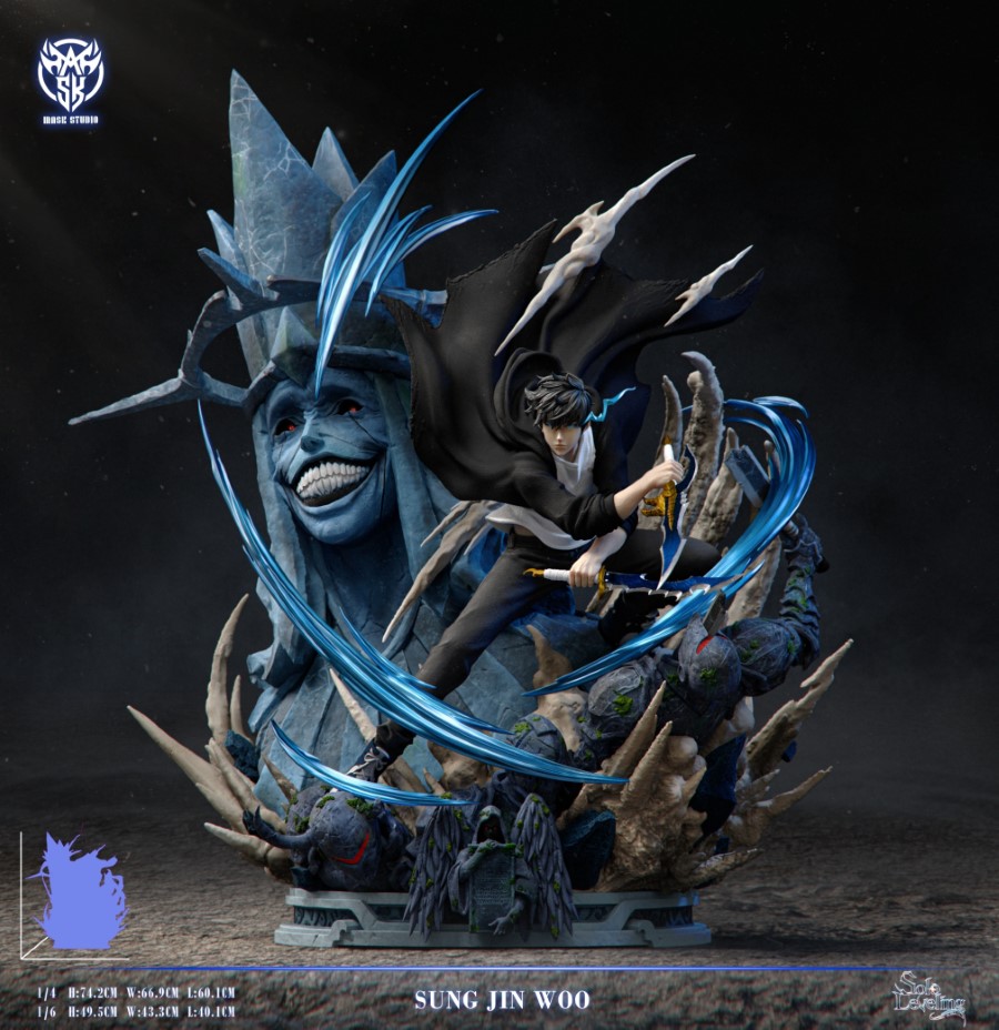 Sung Jin-woo vs Divine Statue Boss
