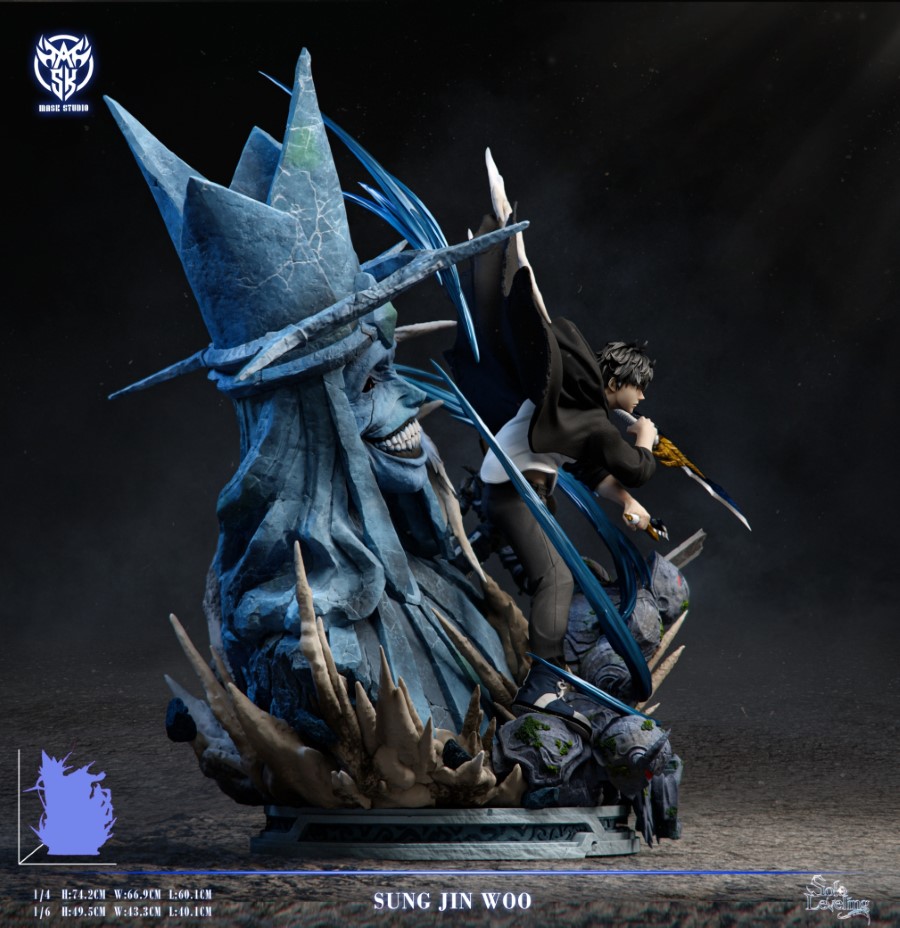 Sung Jin-woo vs Divine Statue Boss