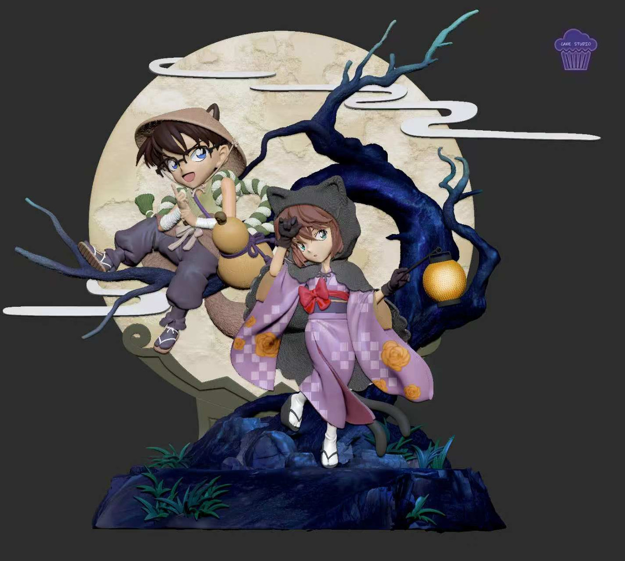 Conan and Haibara Ai - Detective Conan
