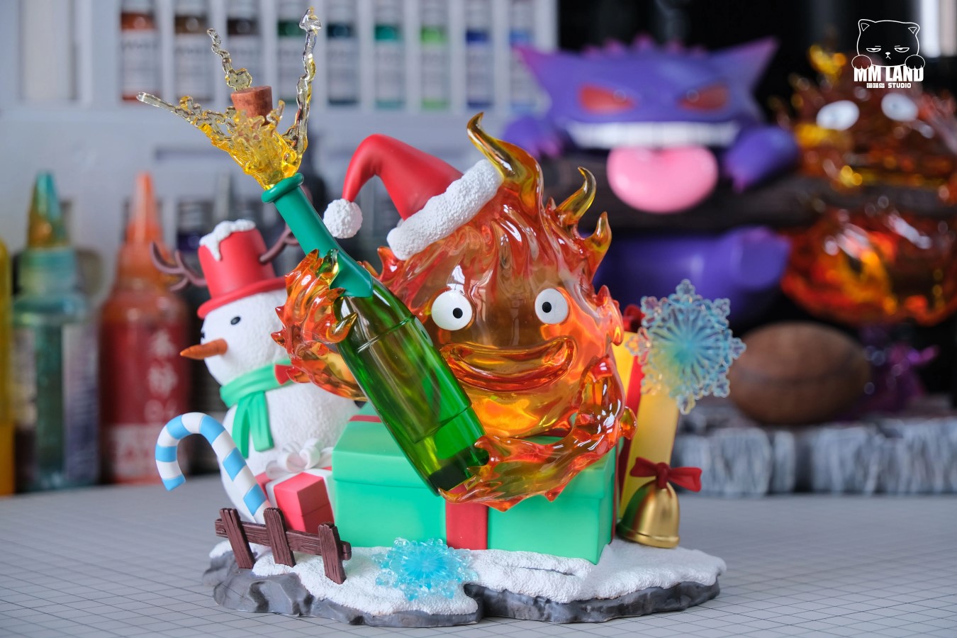 Christmas Calcifer - Howl's Moving Castle