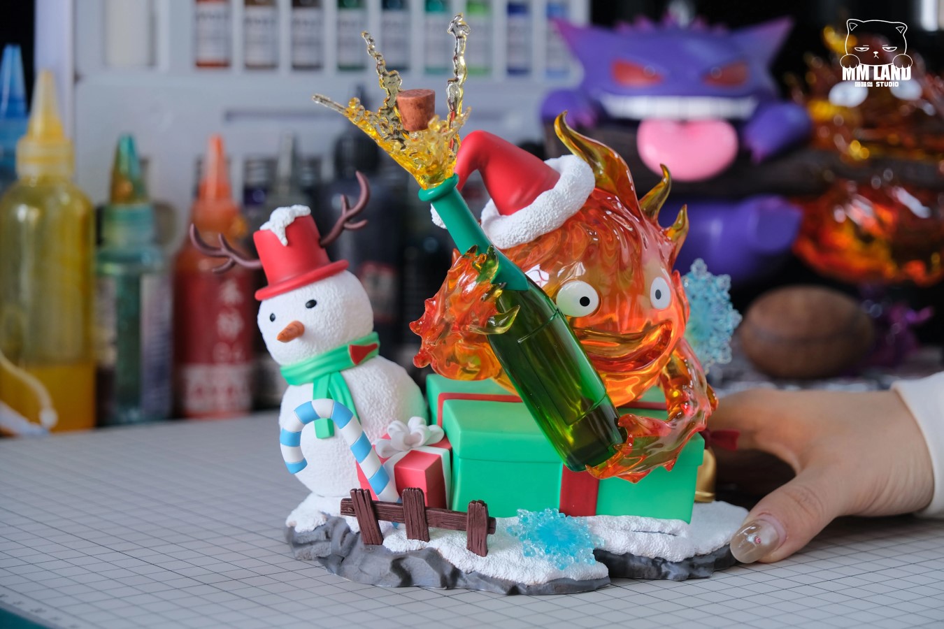 Christmas Calcifer - Howl's Moving Castle