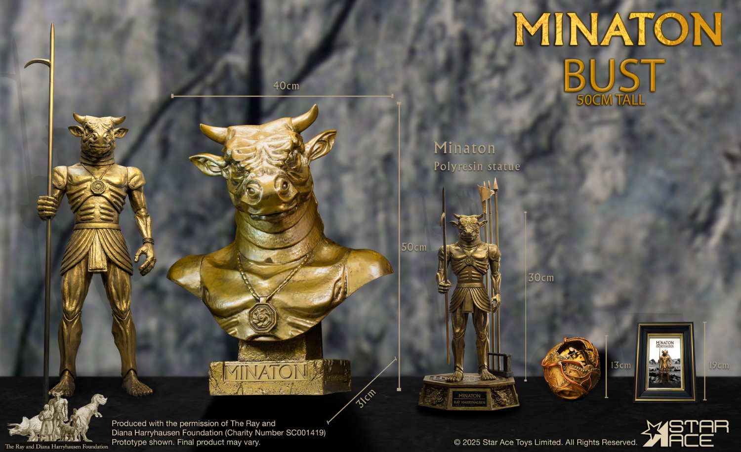 Ray Harryhausen - Minaton Bust