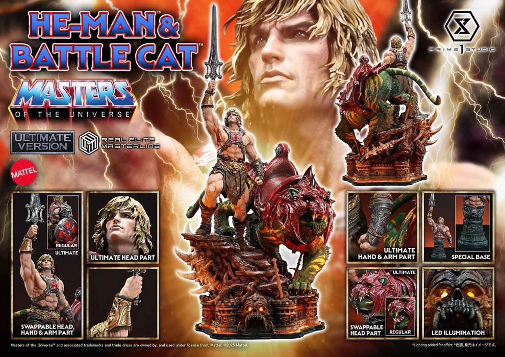 Masters of the Universe He-Man & Battle Cat Ultimate Version 
