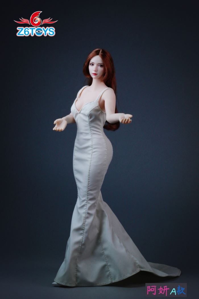 Asian youthful beauty head sculpture [ZC018] 1/6