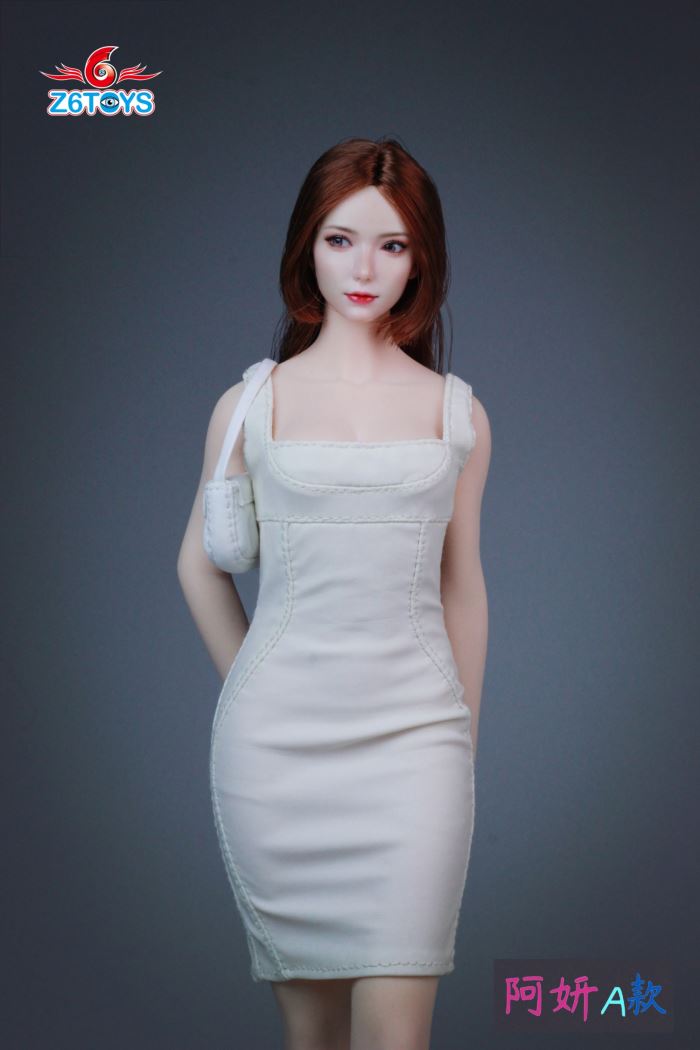 Asian youthful beauty head sculpture [ZC018] 1/6