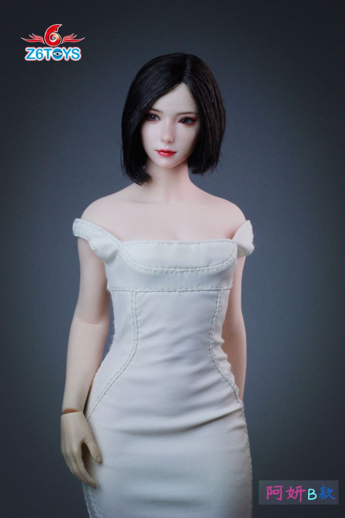 Asian youthful beauty head sculpture [ZC018] 1/6