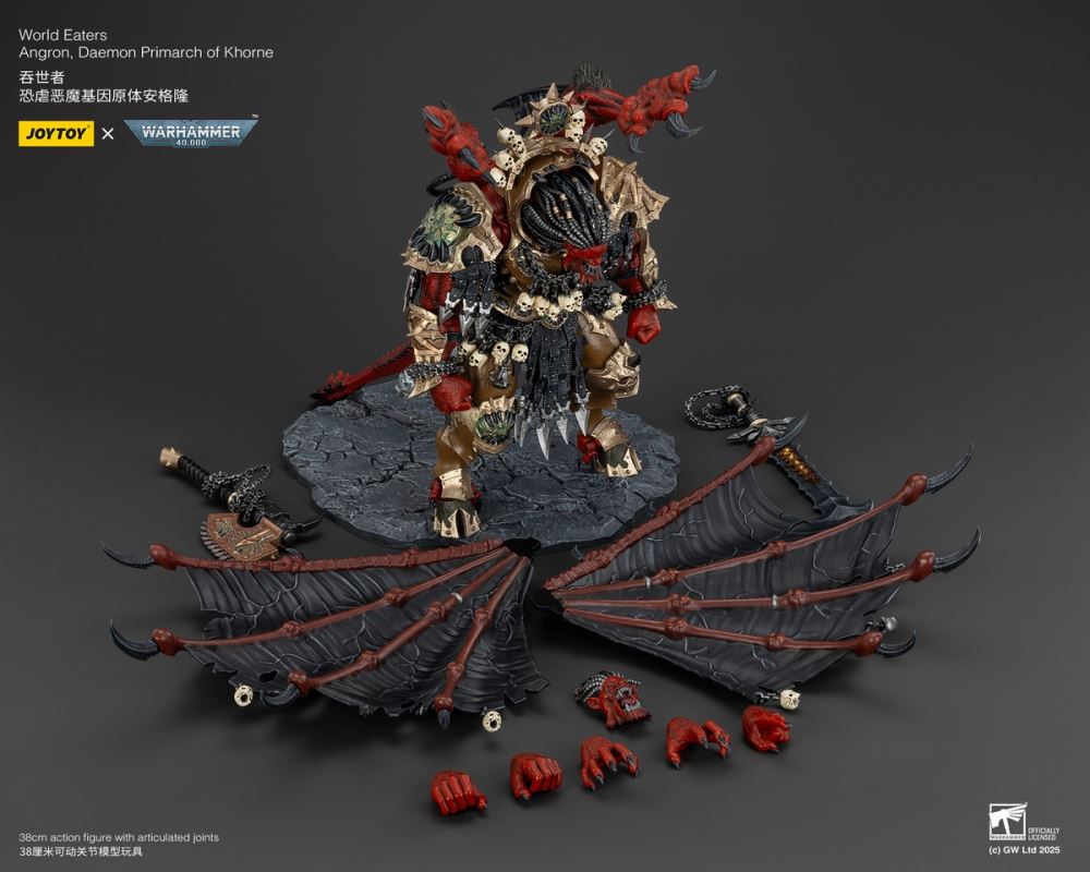 Warhammer 40K- World Eater Khorne Daemon Primarch Angron 1/18