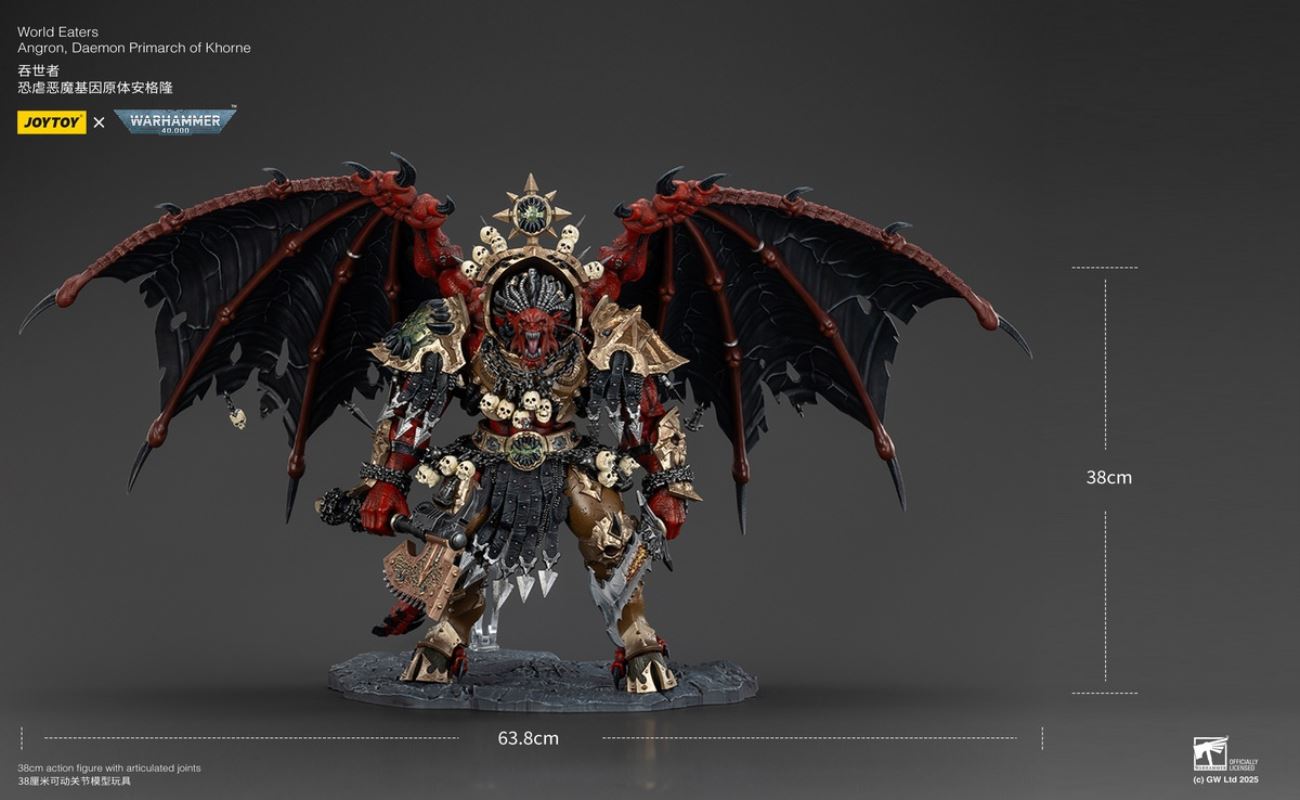 Warhammer 40K- World Eater Khorne Daemon Primarch Angron 1/18