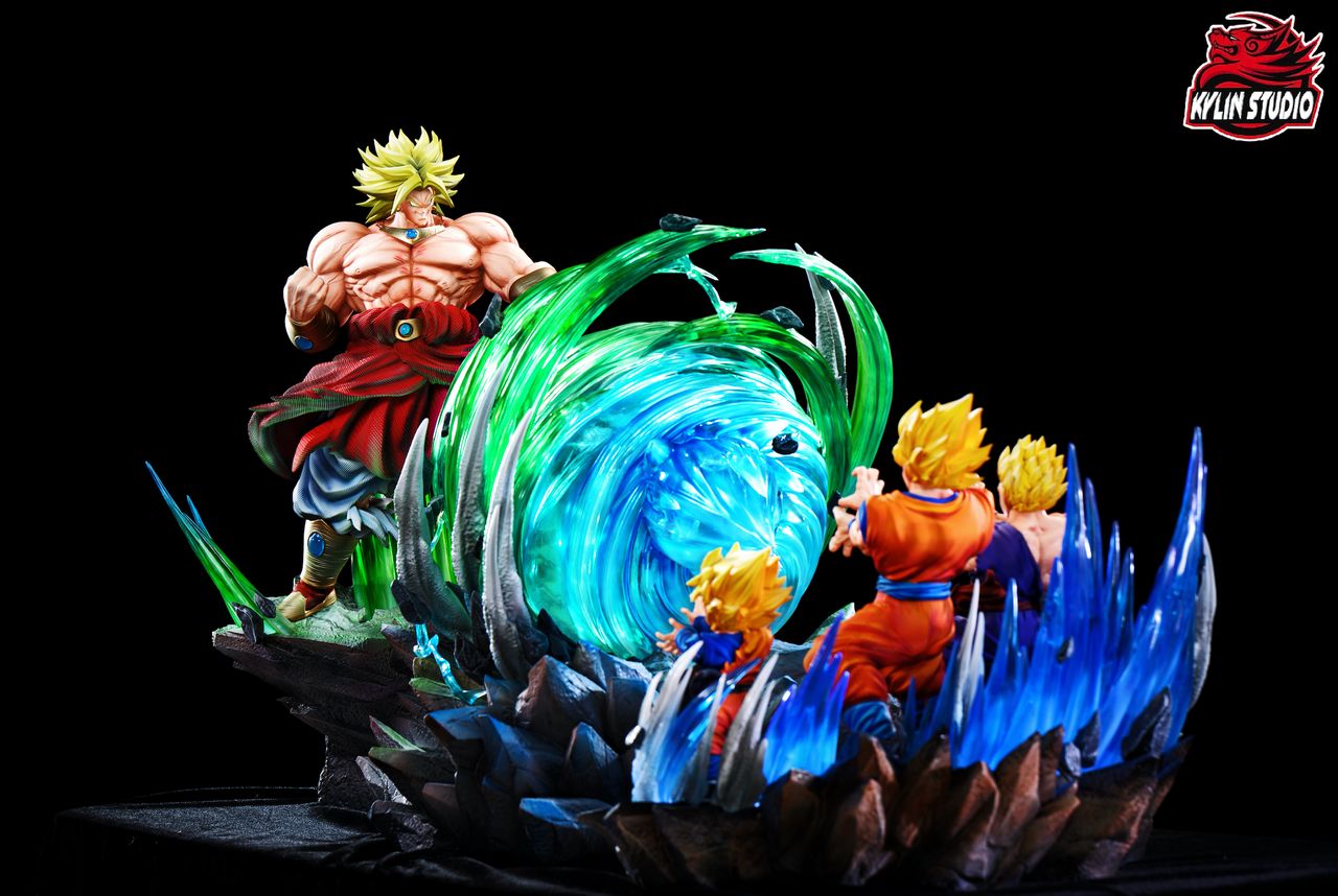 Broly vs Goku Gohan Goten - Dragon Ball