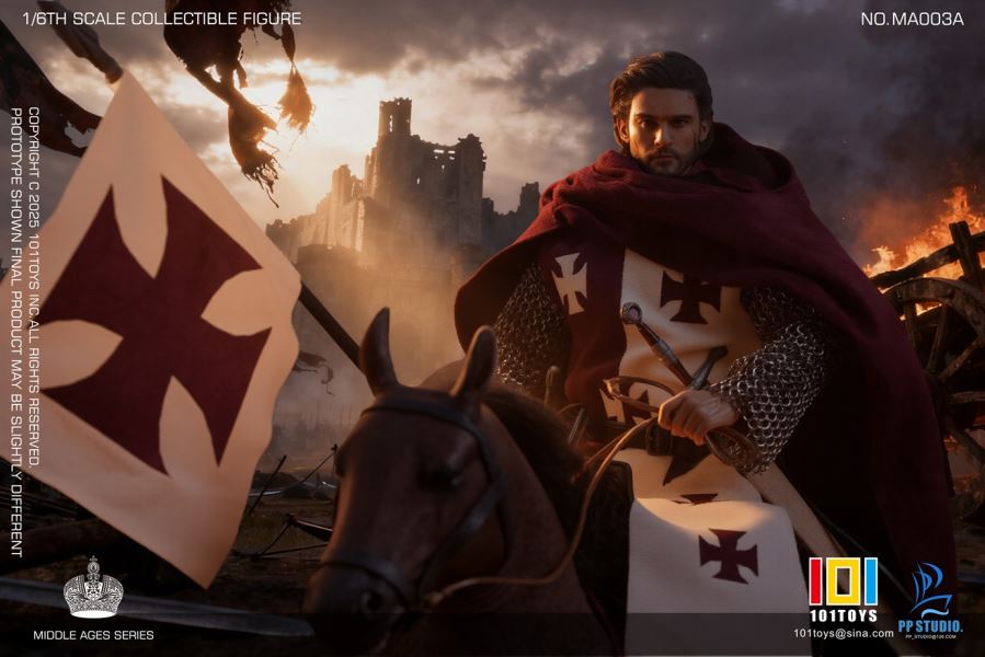 Heavenly Kingdom Dynasty Balian / Captain of the Guard / Hospital Knight & Warhorse 1/6