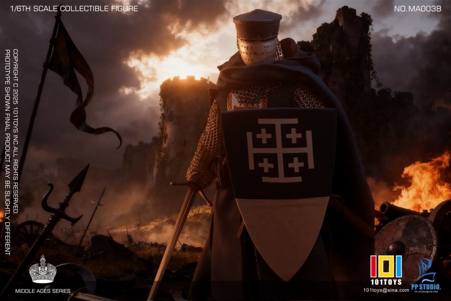 Heavenly Kingdom Dynasty Balian / Captain of the Guard / Hospital Knight & Warhorse 1/6