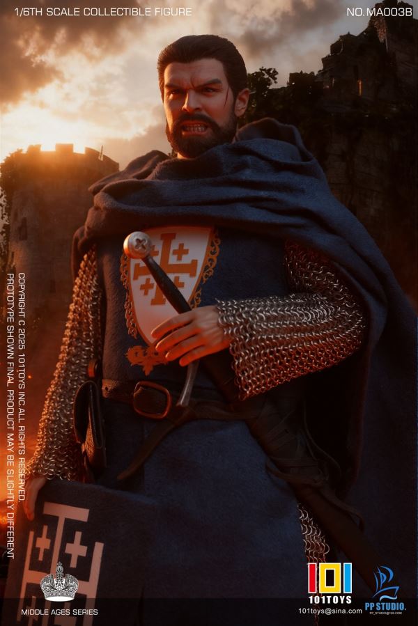 Heavenly Kingdom Dynasty Balian / Captain of the Guard / Hospital Knight & Warhorse 1/6