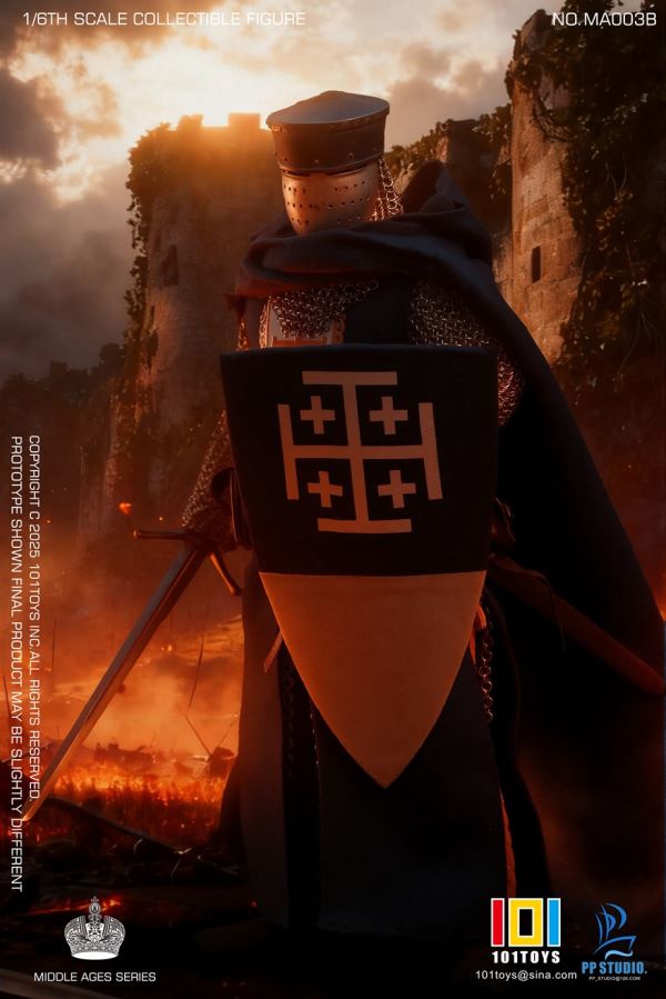 Heavenly Kingdom Dynasty Balian / Captain of the Guard / Hospital Knight & Warhorse 1/6