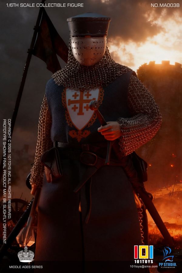 Heavenly Kingdom Dynasty Balian / Captain of the Guard / Hospital Knight & Warhorse 1/6