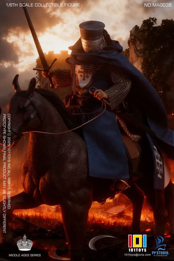 Heavenly Kingdom Dynasty Balian / Captain of the Guard / Hospital Knight & Warhorse 1/6