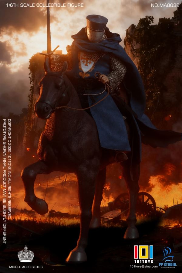 Heavenly Kingdom Dynasty Balian / Captain of the Guard / Hospital Knight & Warhorse 1/6