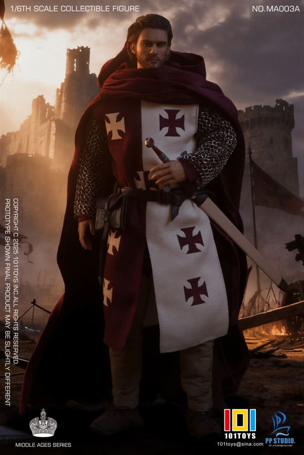 Heavenly Kingdom Dynasty Balian / Captain of the Guard / Hospital Knight & Warhorse 1/6