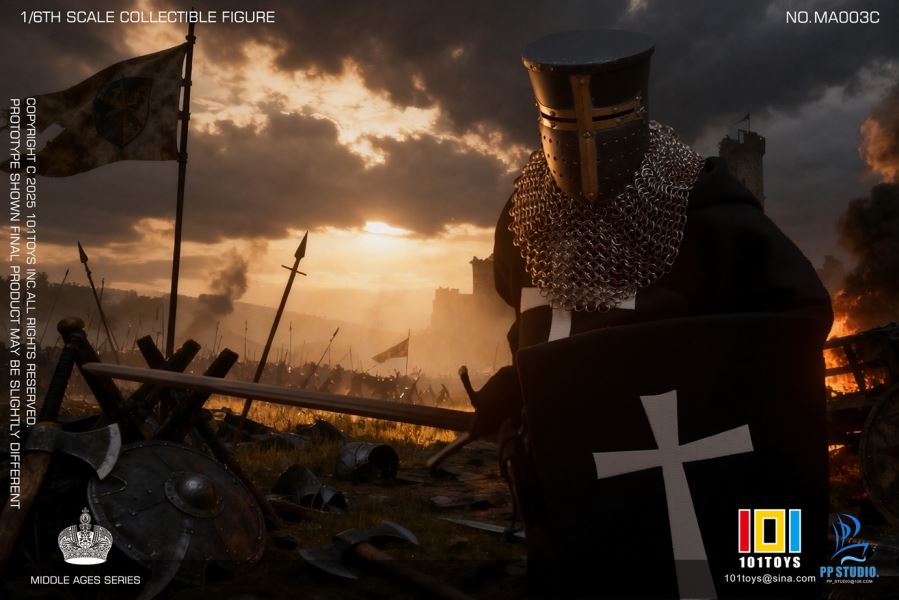 Heavenly Kingdom Dynasty Balian / Captain of the Guard / Hospital Knight & Warhorse 1/6