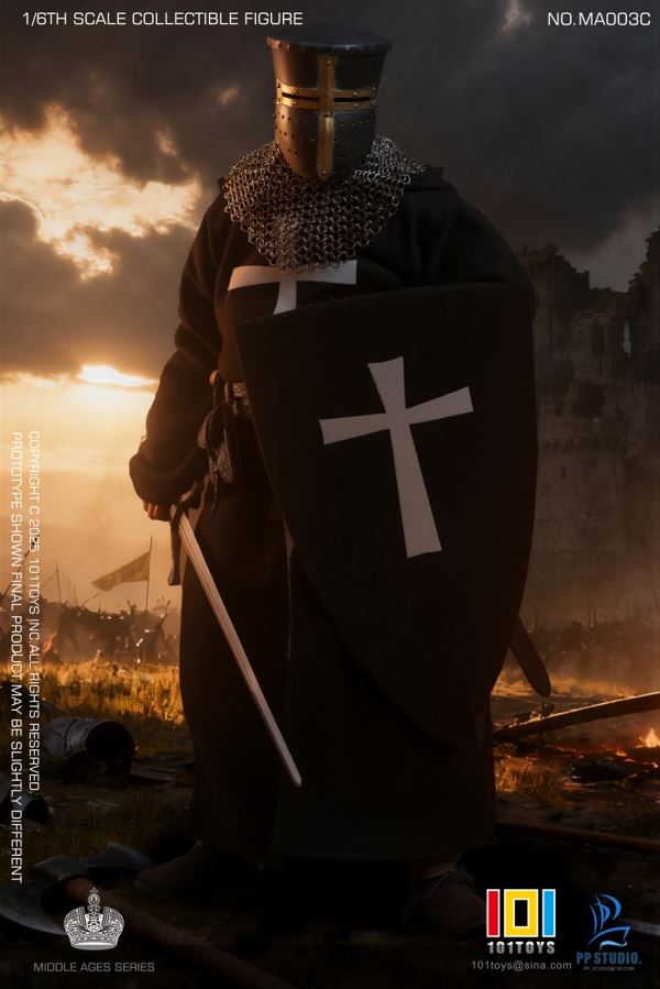 Heavenly Kingdom Dynasty Balian / Captain of the Guard / Hospital Knight & Warhorse 1/6