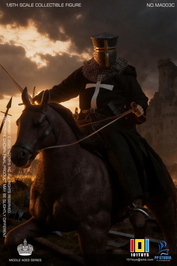 Heavenly Kingdom Dynasty Balian / Captain of the Guard / Hospital Knight & Warhorse 1/6