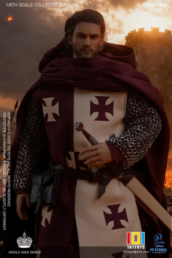 Heavenly Kingdom Dynasty Balian / Captain of the Guard / Hospital Knight & Warhorse 1/6