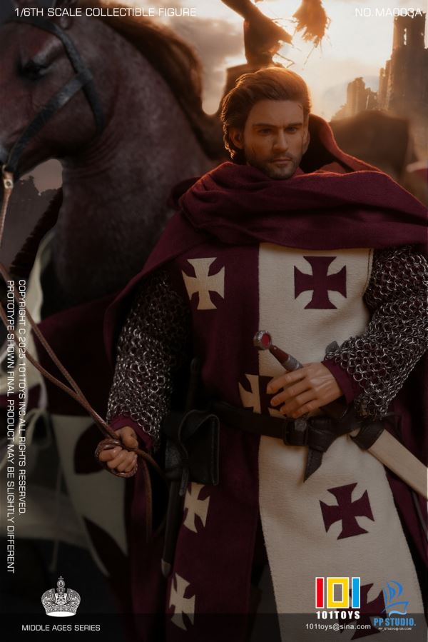 Heavenly Kingdom Dynasty Balian / Captain of the Guard / Hospital Knight & Warhorse 1/6