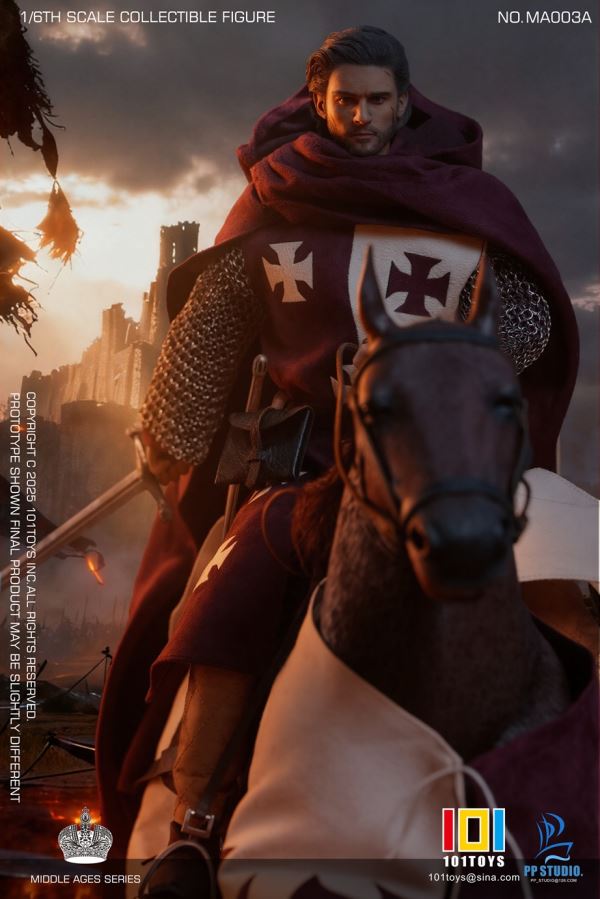 Heavenly Kingdom Dynasty Balian / Captain of the Guard / Hospital Knight & Warhorse 1/6