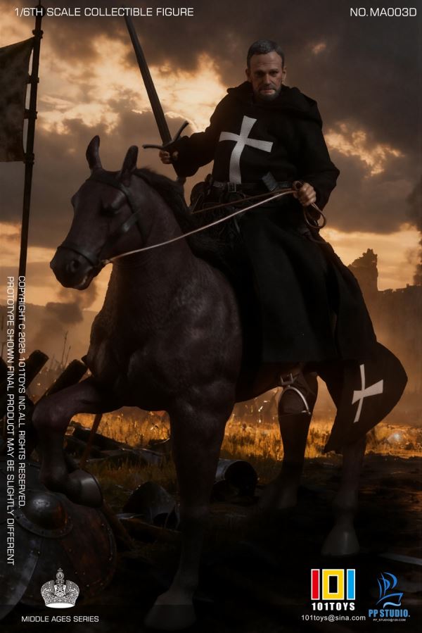 Heavenly Kingdom Dynasty Balian / Captain of the Guard / Hospital Knight & Warhorse 1/6