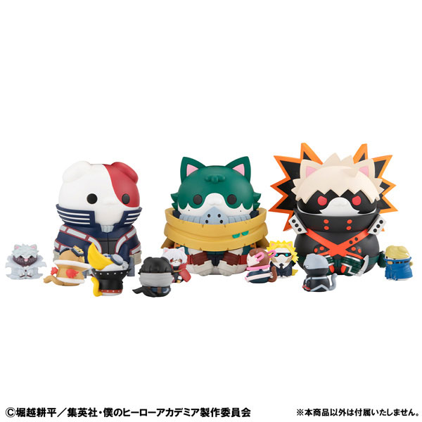 MEGA CAT PROJECT My Hero Academia Giant HeroAca Nyanko - Izuku Midoriya & Katsuki Bakugo & Shoto Todoroki