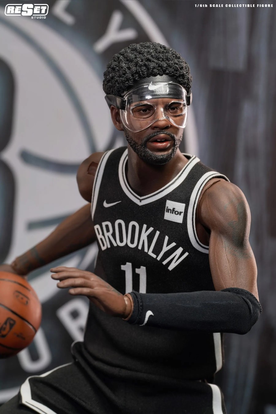 NBA Nets Masked Kyrie Irving 1/6