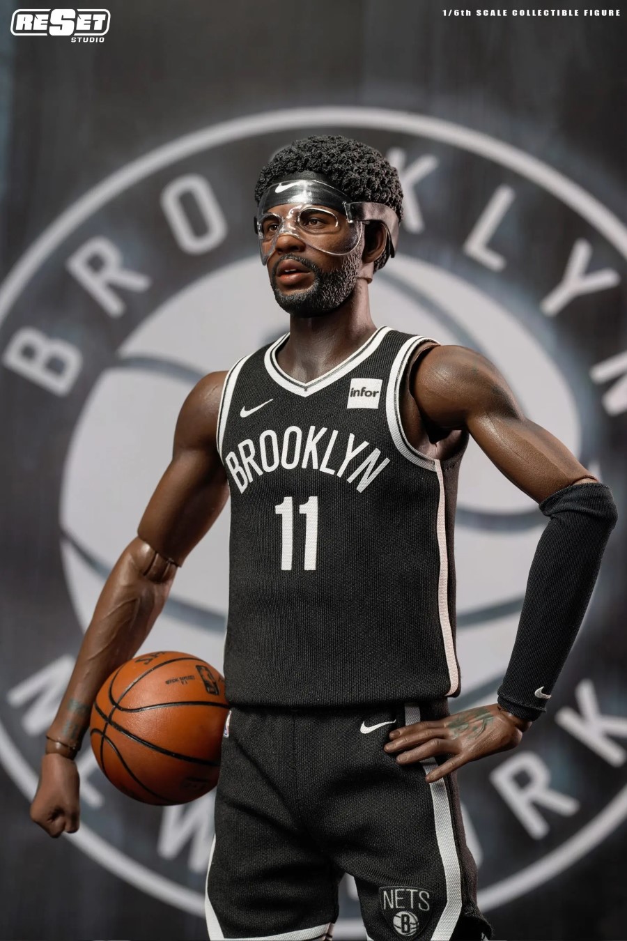 NBA Nets Masked Kyrie Irving 1/6