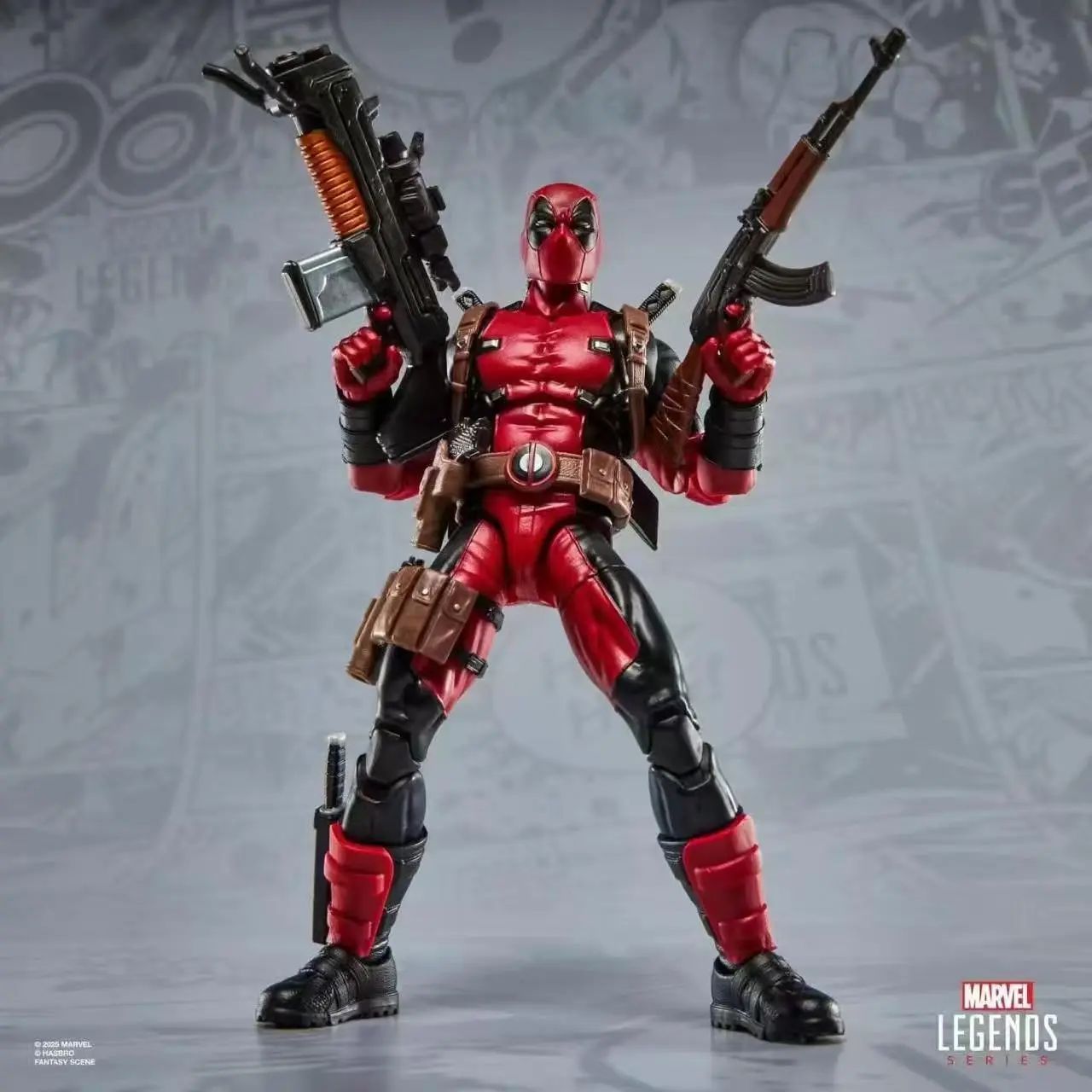 Marvel Legends Series Fully Loaded Comic Version Deadpool 1/12