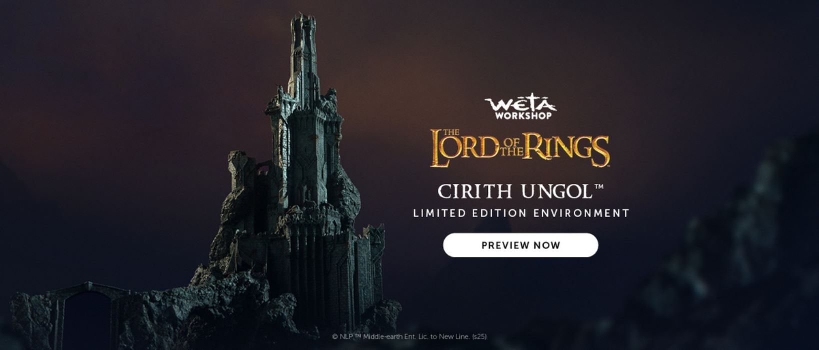 The Lord of the Rings - Cirith Ungol Scene Statue