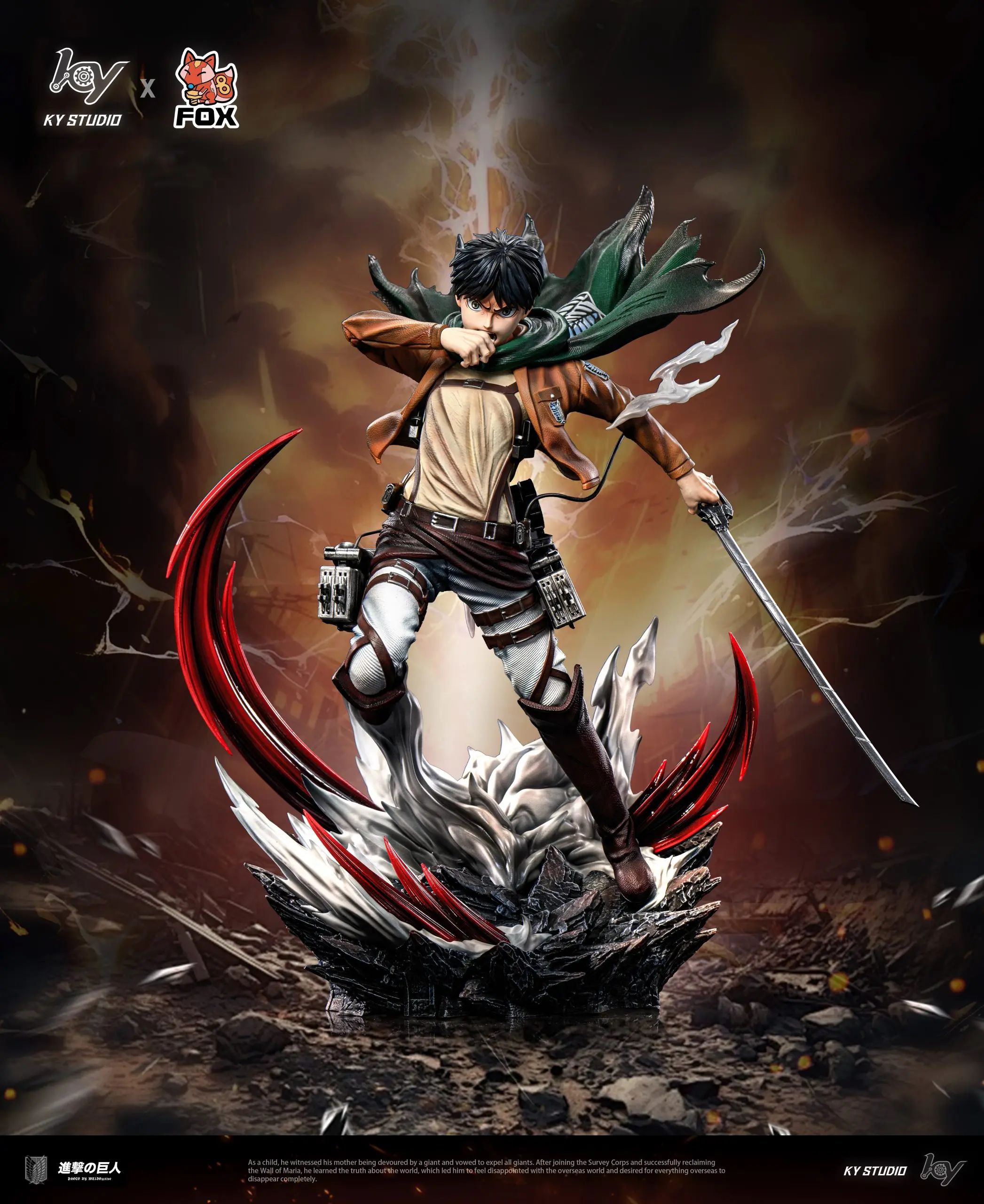 Eren Jaeger - Attack on Titan 1/6