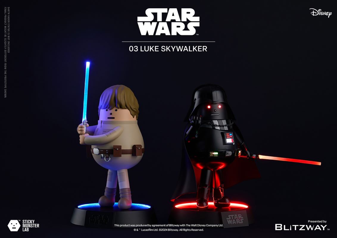 SML Star Wars Series - Luke [Standing Single] & Luke and Yoda [Seated Set]