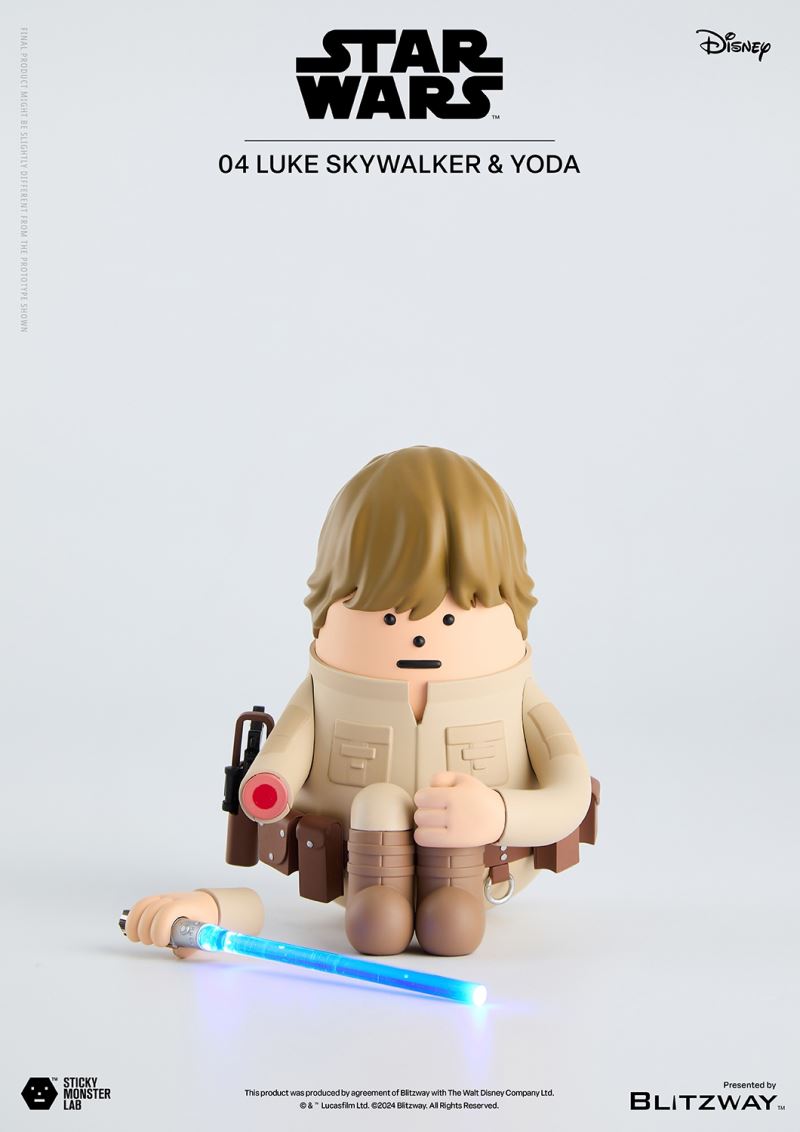 SML Star Wars Series - Luke [Standing Single] & Luke and Yoda [Seated Set]