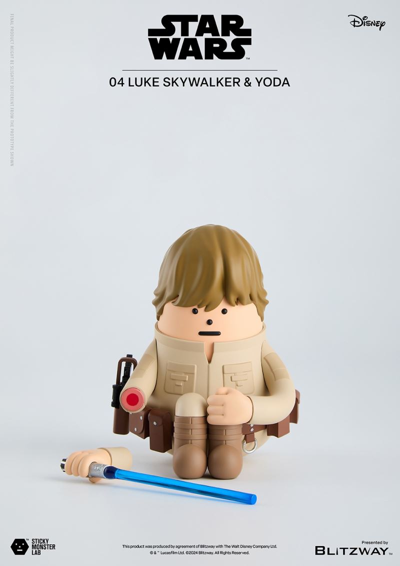 SML Star Wars Series - Luke [Standing Single] & Luke and Yoda [Seated Set]