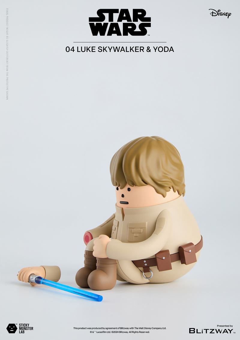 SML Star Wars Series - Luke [Standing Single] & Luke and Yoda [Seated Set]