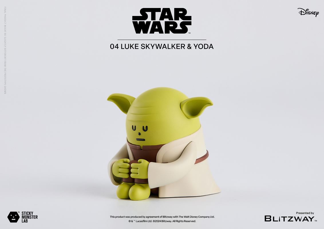 SML Star Wars Series - Luke [Standing Single] & Luke and Yoda [Seated Set]