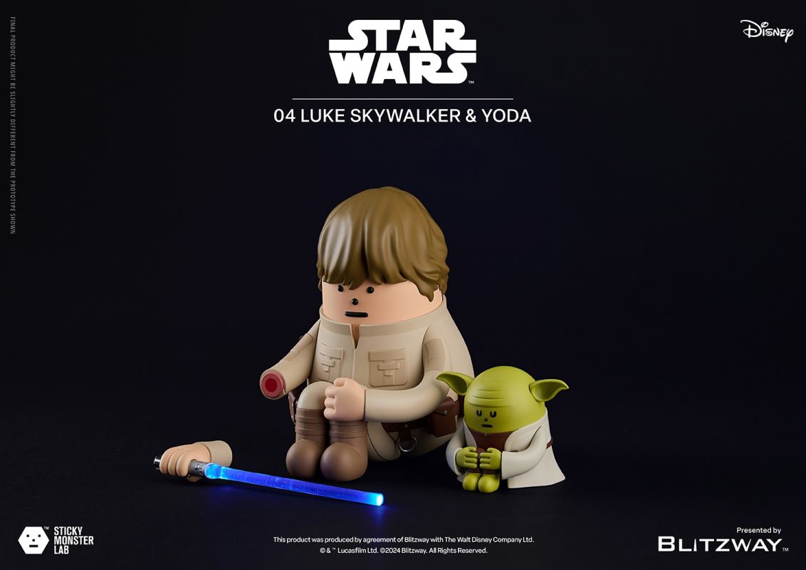 SML Star Wars Series - Luke [Standing Single] & Luke and Yoda [Seated Set]