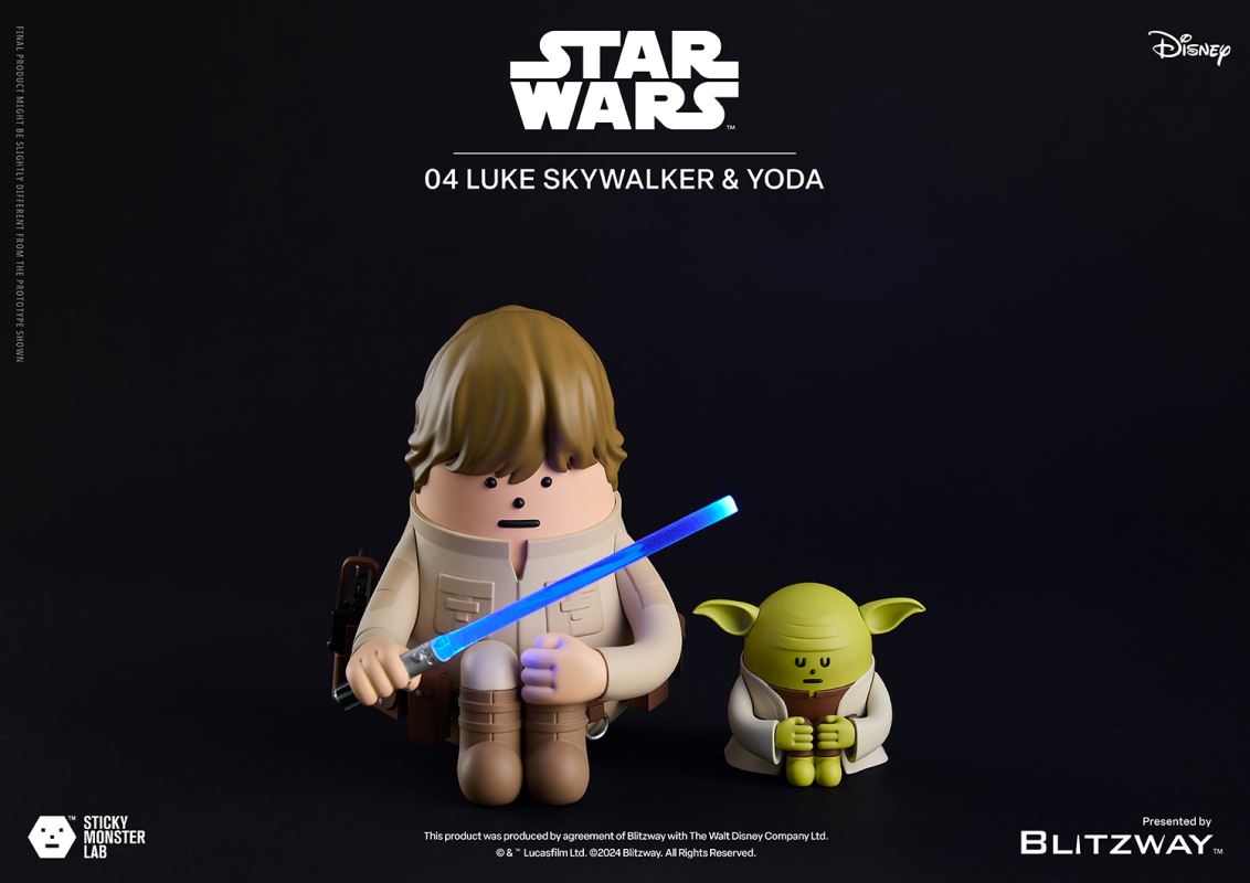 SML Star Wars Series - Luke [Standing Single] & Luke and Yoda [Seated Set]