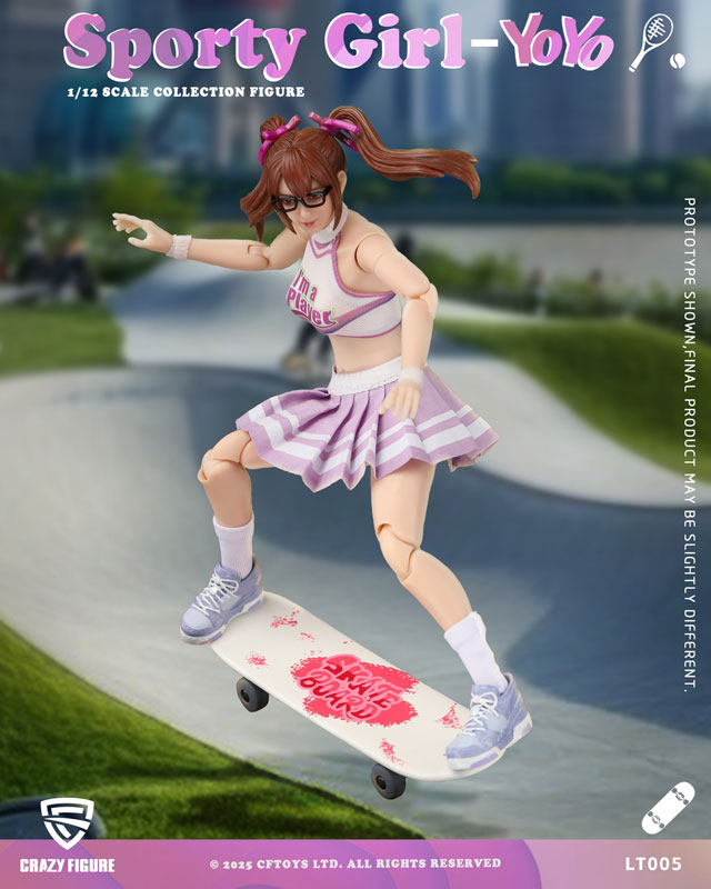 CRAZY FIGURE LT005 Sporty girl YOYO 1/12